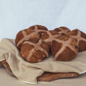 Yeasted Hot Cross Buns